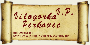 Vilogorka Pirković vizit kartica